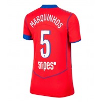 Paris Saint-Germain Marquinhos #5 Tretí Ženy futbalový dres 2025-26 Krátky Rukáv